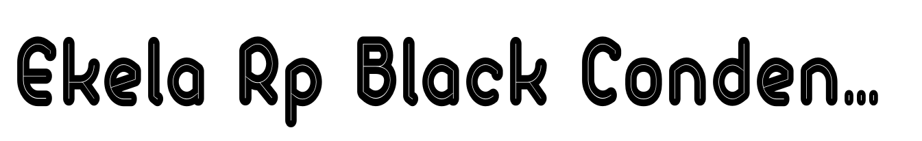 Ekela Rp Black Condensed
